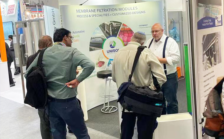 UNISOL membrane technology at the show of ACHEMA_Germany
