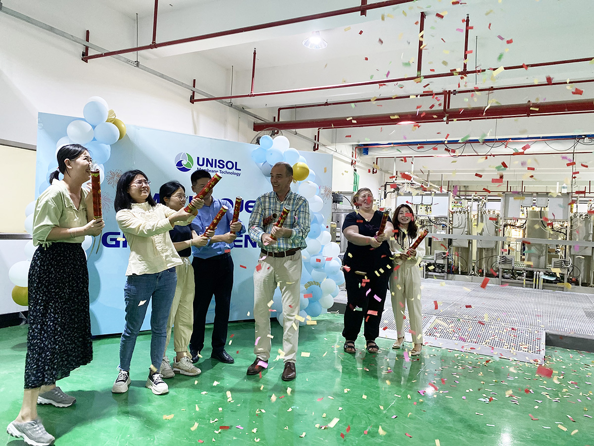 UNISOL Israel AMS membrane grand opening