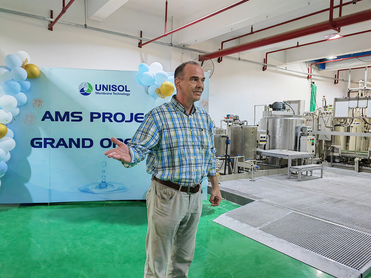 UNISOL Israel AMS membrane grand opening